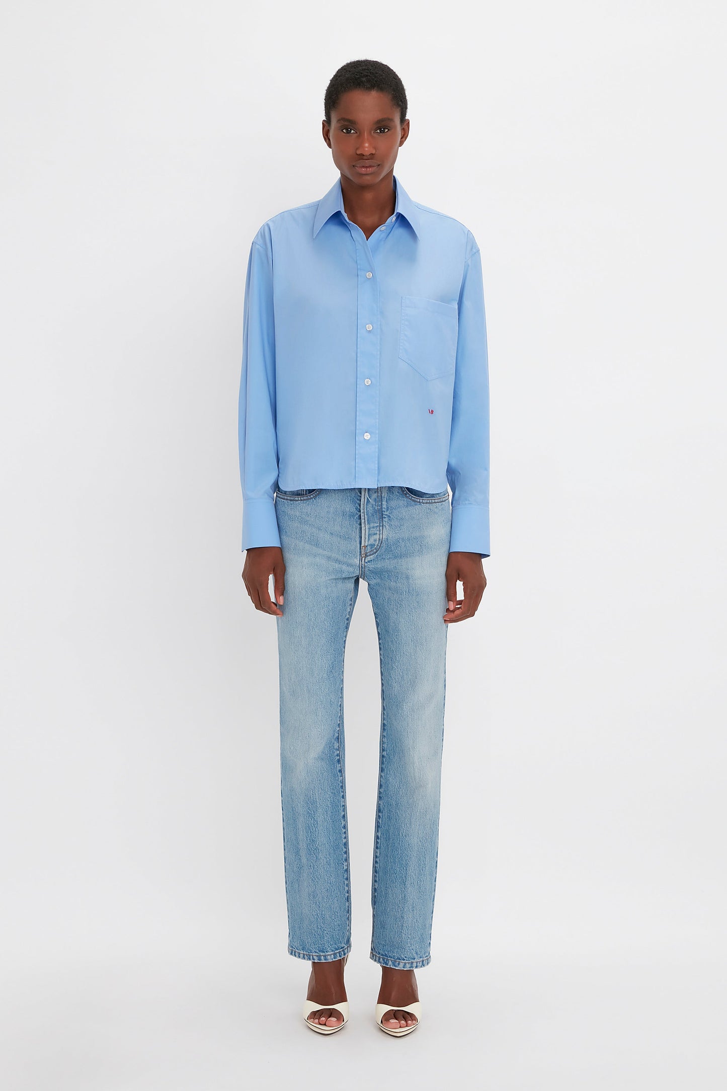 Buy Men Blue Denim Printed Full Sleeves Shirt online | Jack & Jones